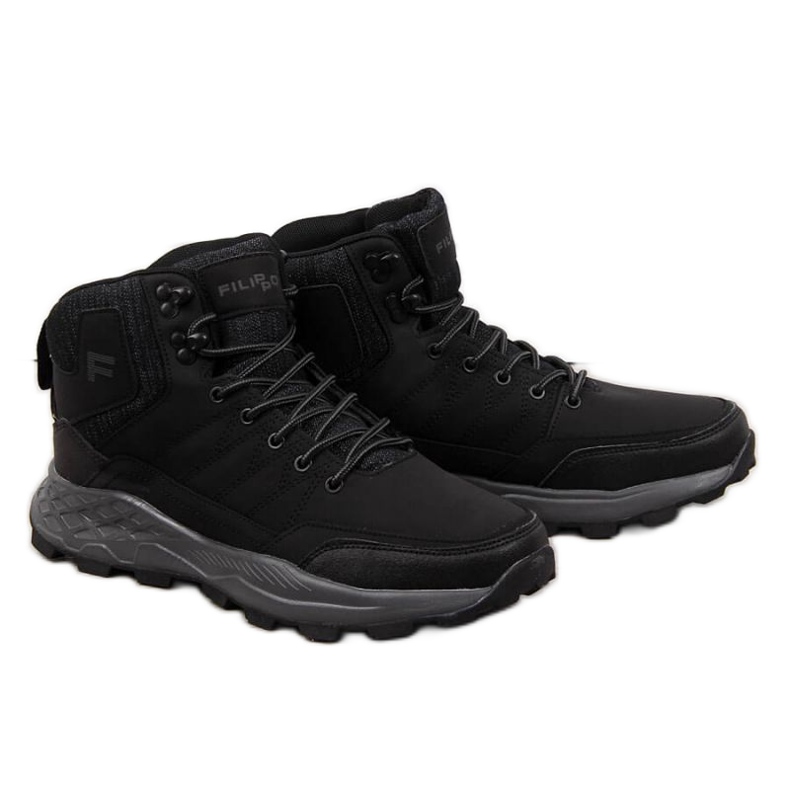 Black Filippo M PAW295A Hiking Boots