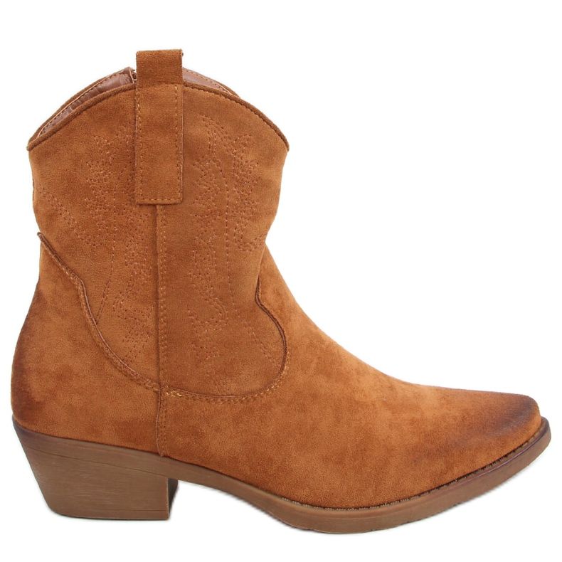 Besta Camel women's cowboy boots brown
