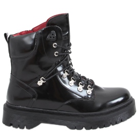 Kari Black lace-up boots Kari Black lace-up boots