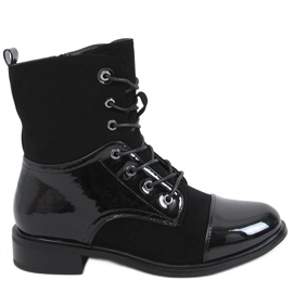 Patent leather boots Nina Black