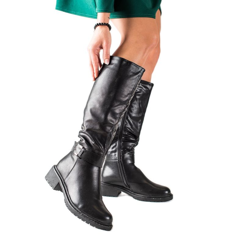 TRENDI Warm Casual Boots black