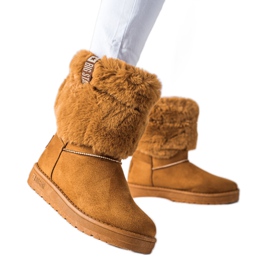 Women's snow boots Big Star II274127 brown