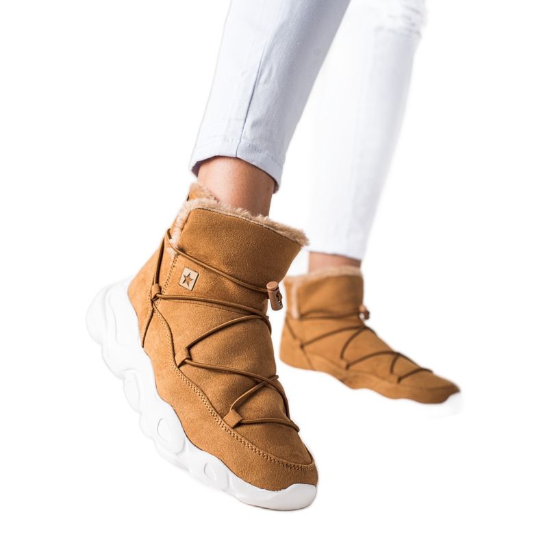 Women's snow boots Big Star II274266 brown