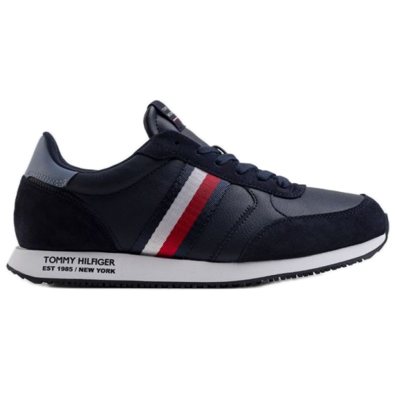 Shoes Tommy Hilfiger Runner Lo Leather Mix M FM0FM03736 DW5 navy blue Shoes Tommy Hilfiger Runner Lo Leather Mix M FM0FM03736 DW5 navy blue