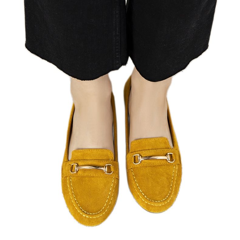 Mustard women's Dominique loafers yellow Mustard women's Dominique loafers yellow
