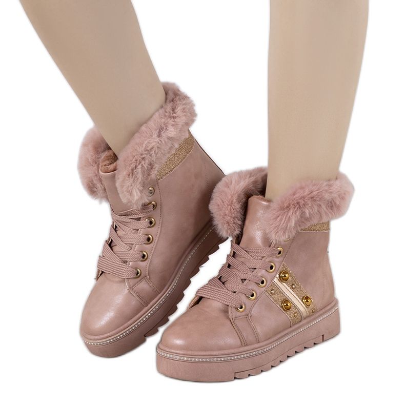 Bernal pink winter sneakers