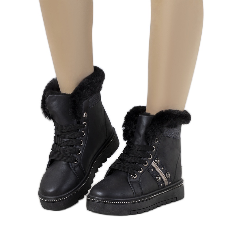 Bernal black winter sneakers