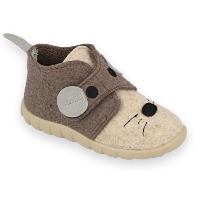 Befado children's shoes 526P106 beige grey Befado children's shoes 526P106 beige grey
