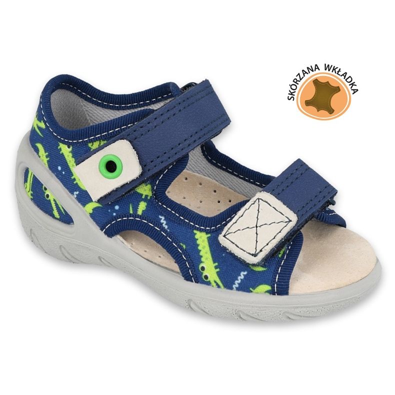 Befado children's shoes pu 065X155 navy blue Befado children's shoes pu 065X155 navy blue