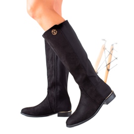 Yes Mile Stylish Black Boots Yes Mile Stylish Black Boots