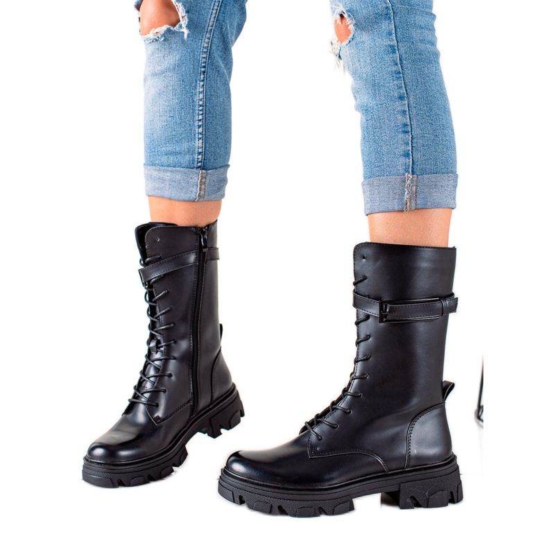 Classic Sergio Leone boots black