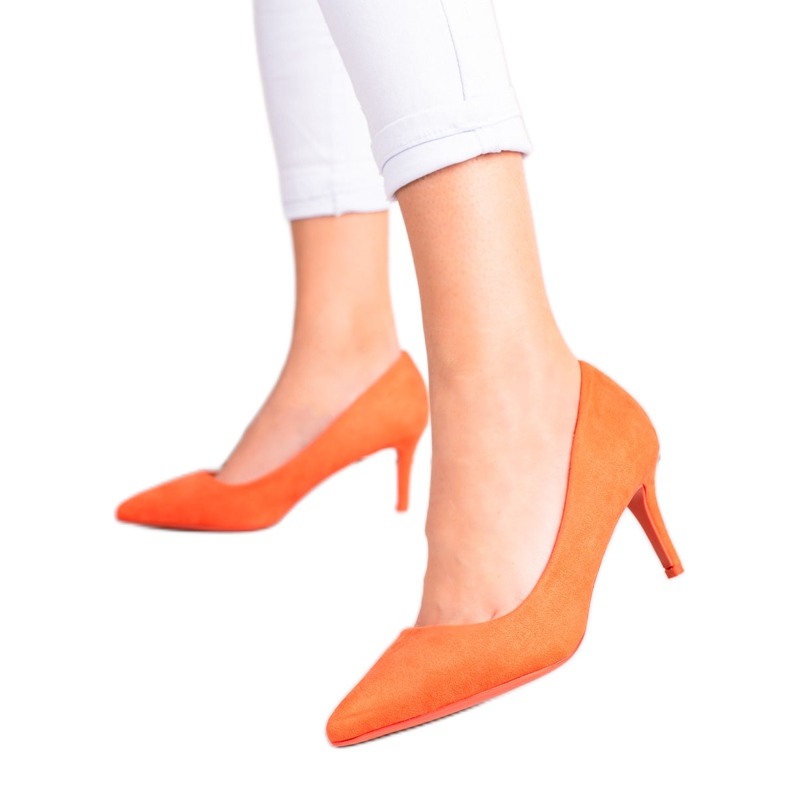 Milaya Women's Pumps On High Heels orange