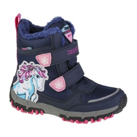 Kappa Flake Tex K Jr 260917K-6722 shoes navy blue Kappa Flake Tex K Jr 260917K-6722 shoes navy blue