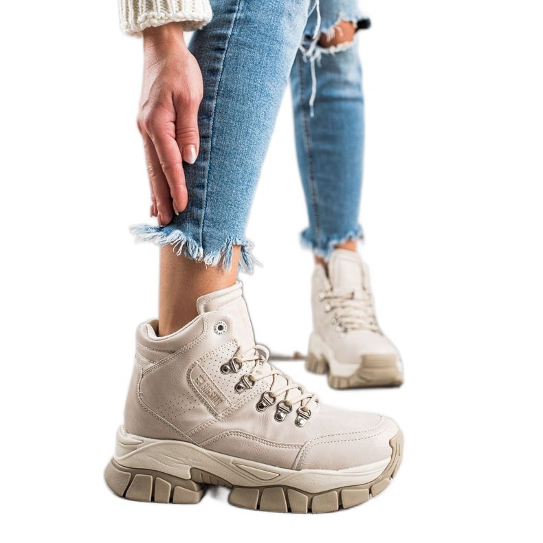 Women's Boots Big Star II274331 beige