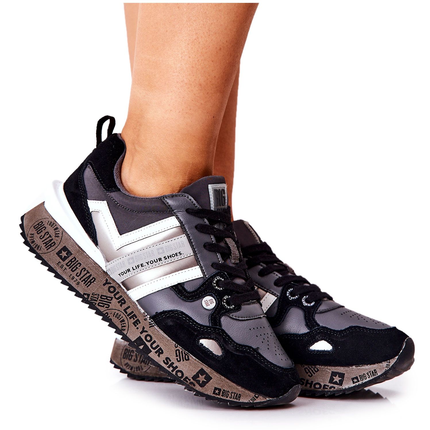 Women s sports shoes Big Star II274300 Black