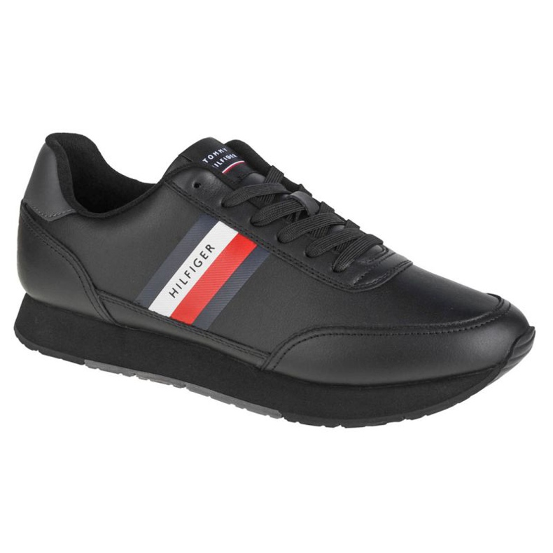 Tommy Hilfiger Essential Runner Winter Leather M FM0FM03814-BDS ​​shoes black