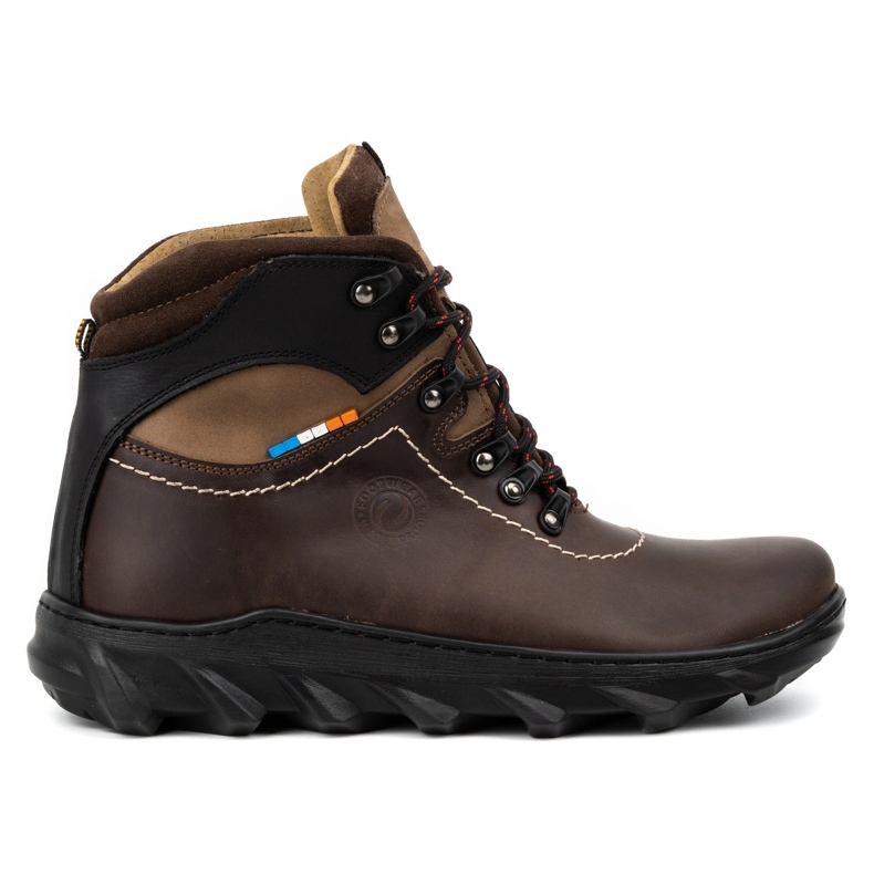 Olivier Men's winter leather boots 150GT brown