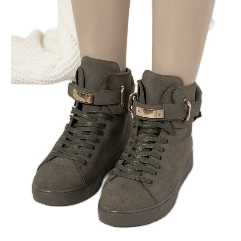 Pagan women's green boots