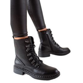 Super Me Casual Trappers Made of Eco Leather black