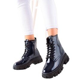 Sergio Todzi Navy Blue Trappers On The Platform