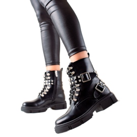 TRENDI Stylish Workers With Rhinestones black