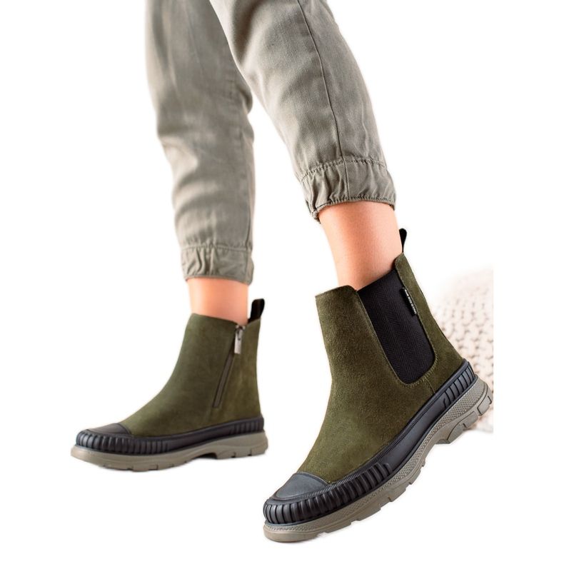 Big Star II274355 women's boots green