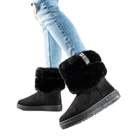 Women's snow boots Big Star II274123 black