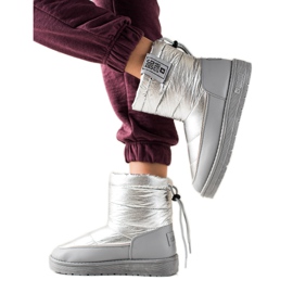 Women's snow boots Big Star II274118 silver grey