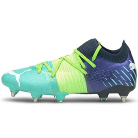 Football boots Puma Future Z 1.2 MxSG M 106479 03 navy blue, multicolored blues and navy blue Football boots Puma Future Z 1.2 MxSG M 106479 03 navy blue, multicolored blues and navy blue