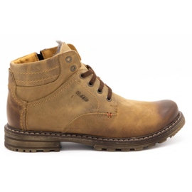 ABIS Warm men's shoes 197 brown ABIS Warm men's shoes 197 brown