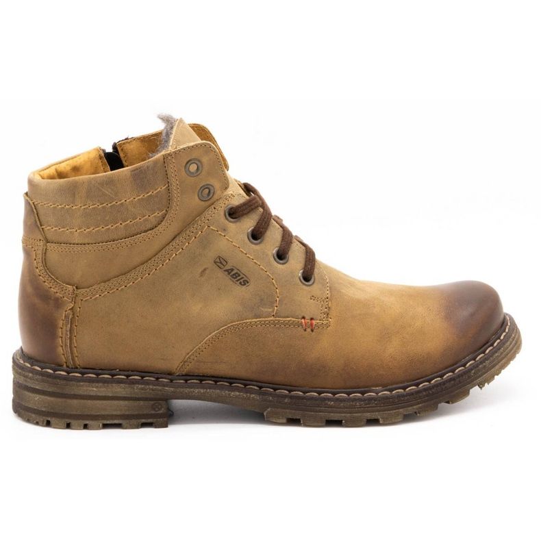 ABIS Warm men's shoes 197 brown