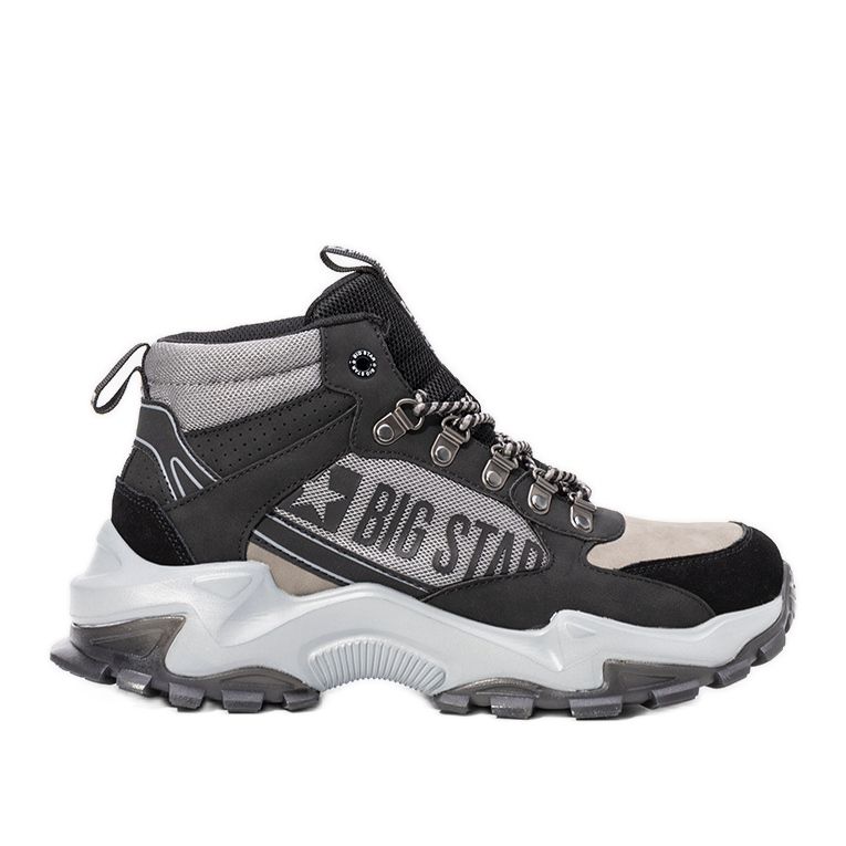 Maclovio men's black and gray Big Star sneakers grey