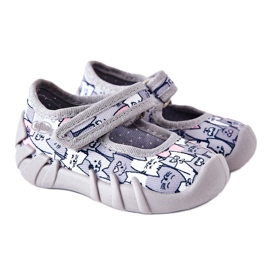 BEFADO S.A. Slippers of Inblu Ballerina Cats 109P241 Gray
