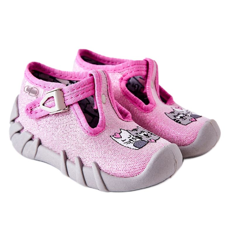 BEFADO S.A. Slippers Inblu Kittens 110P436 Pink