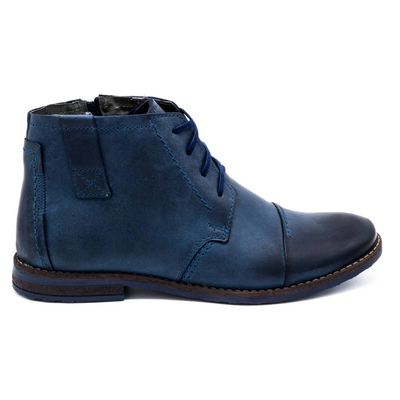 Olivier Men's winter boots 315MP navy blue boots Olivier Men's winter boots 315MP navy blue boots