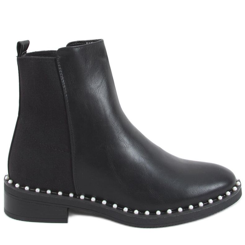 Chelsea boots with pearls Lagos Black