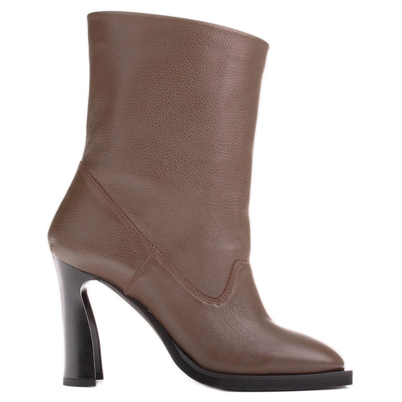 Marco Shoes Soft leather ankle boots brown Marco Shoes Soft leather ankle boots brown