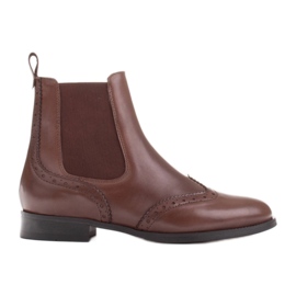 Marco Shoes Beatle slip-on Chelsea boots brown Marco Shoes Beatle slip-on Chelsea boots brown