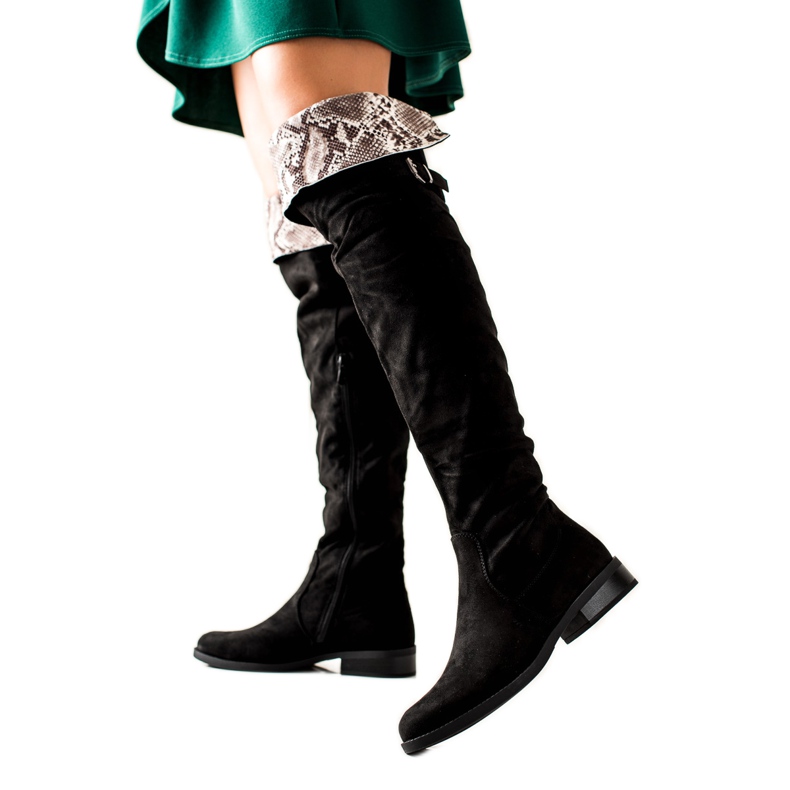 W. Potocki Boots With A Roll Up Potocki black