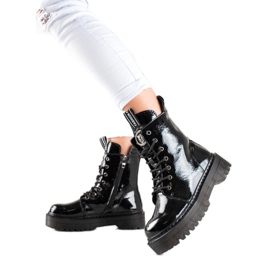 Filippo Leather Workers On The Platform black