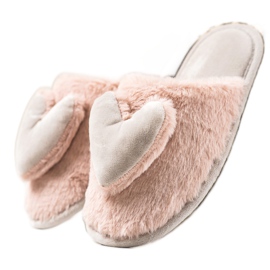 TRENDI Slippers With A Heart pink