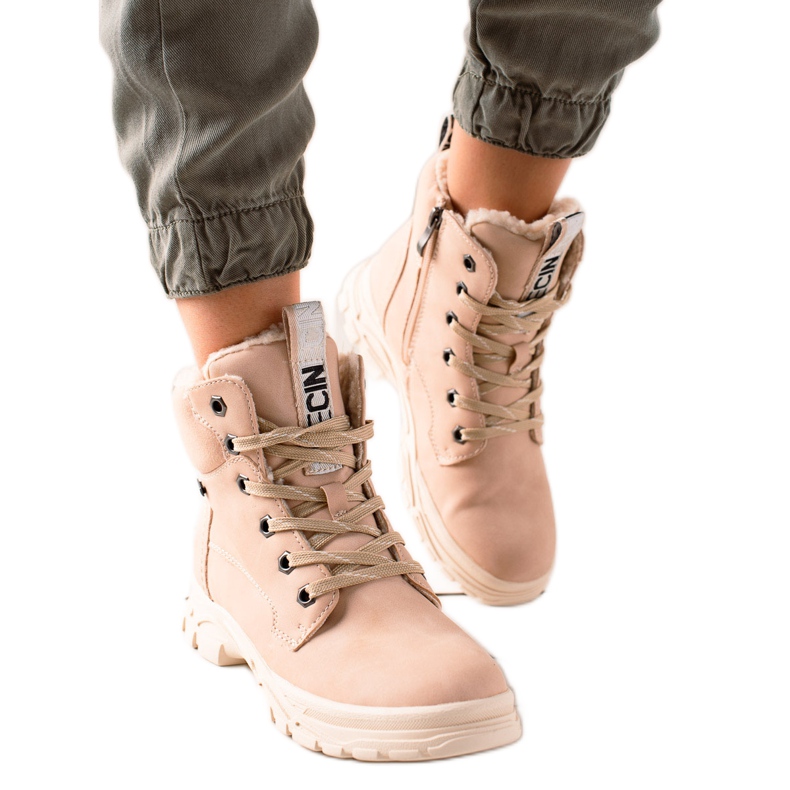Goodin Sports Pink Trappers beige Goodin Sports Pink Trappers beige