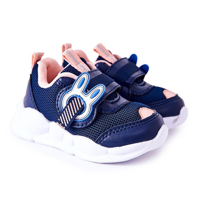BEFADO S.A. Children's Sport Shoes With Velcro Befado 516P090 Navy Blue-Pink BEFADO S.A. Children's Sport Shoes With Velcro Befado 516P090 Navy Blue-Pink