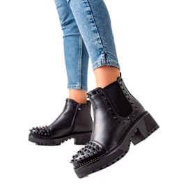 Melisa Rock Black Boots