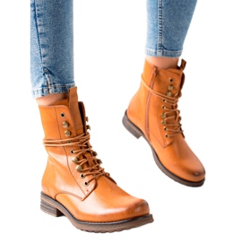 Super Mode Classic Lace Up Boots brown