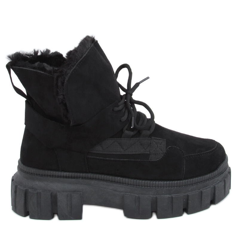 Arbor Black insulated snow boots
