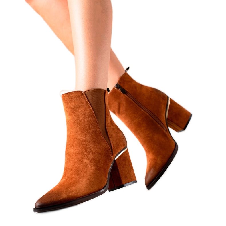 W. Potocki Boots On A Wide Potocki Post brown