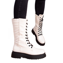 Seastar White Eco Leather Boots