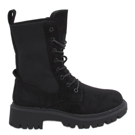 Military boots with a sock upper Nevada Black Military boots with a sock upper Nevada Black