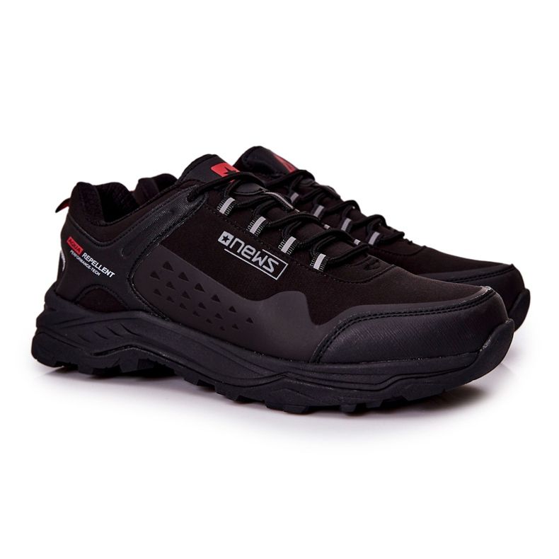 PE1 Men's Sport Shoes Tied Black Grenberd PE1 Men's Sport Shoes Tied Black Grenberd